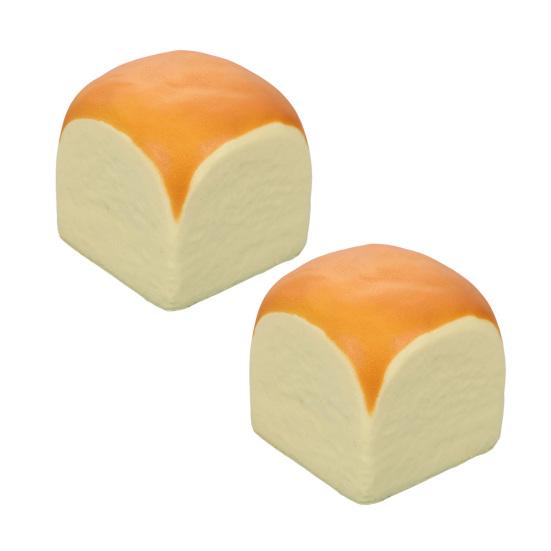 1/2 шт. Гавайский хлеб Сквиши Игрушка Медленно Восстанавливающаяся Снятие Стресса Ароматизированный Хлеб Щипок Сенсорная Игрушка Дети Взрослые Мягкий Успокаивающий Хлеб Непоседа Игрушка