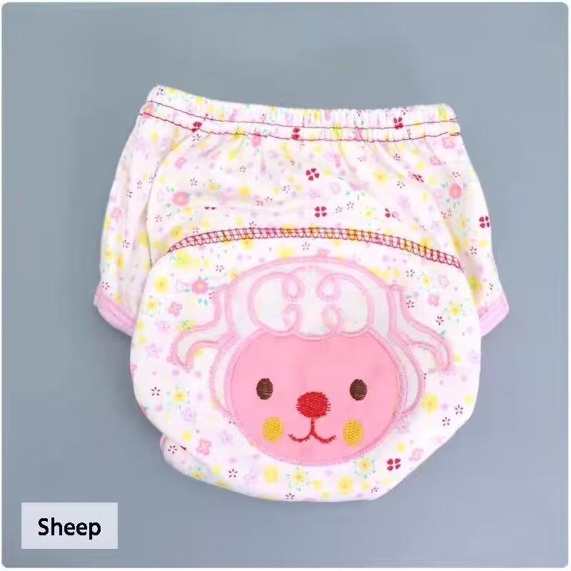 Cartoon Baby Training Soft Pants Baby Underwear Reusable Cloth Diapers