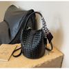 2025 Korean Style Luxury Hand-Woven Bucket Bag - Large Capacity Crossbody Handbag