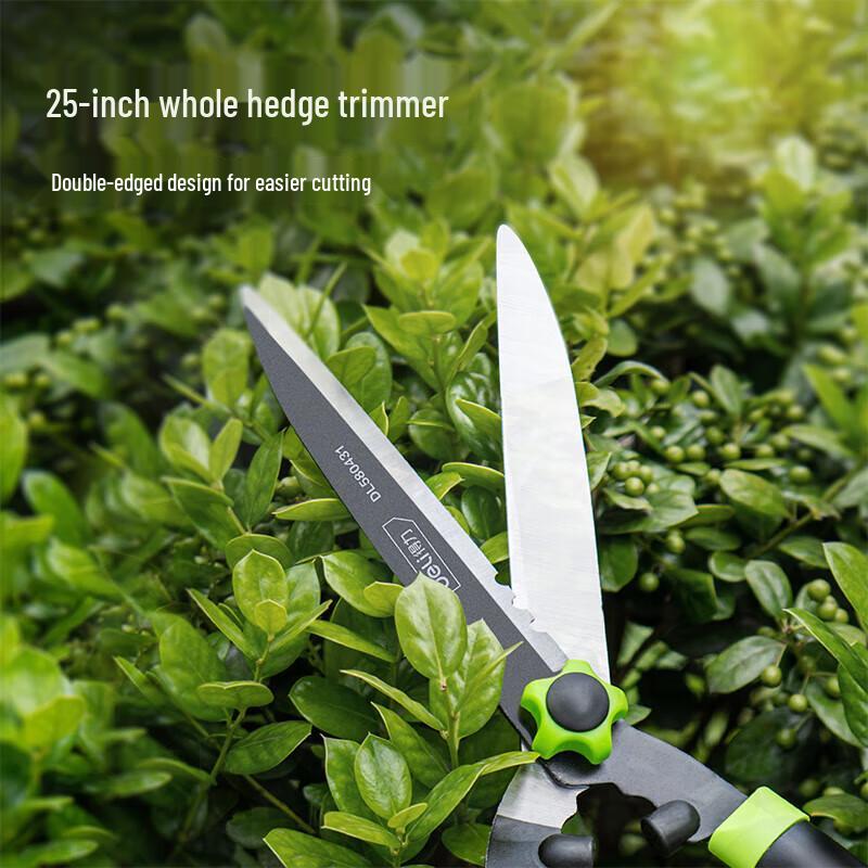 Deli 25-inch Straight Blade Hedge Shears
