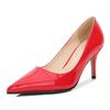 Ladies Stilettos Pointed Toe Pumps Solid Color Work Shoes 7.5cm Heel WZ