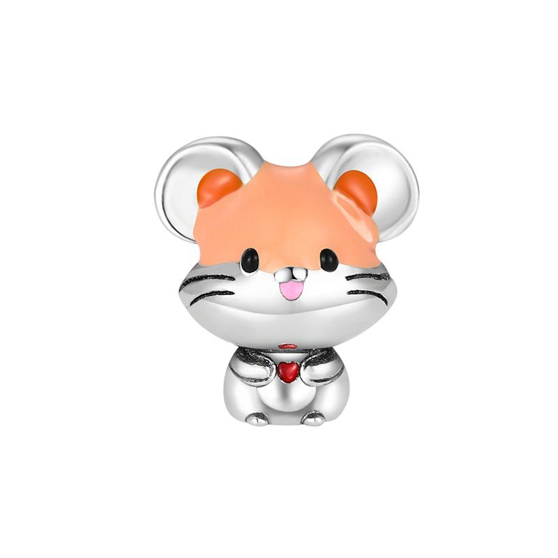 Animal Series Charms Fox Owl Sea Turtle Rabbit Raccoon Highland Cow Beads Fit Bracelets Beads DIY Jewelry Gift