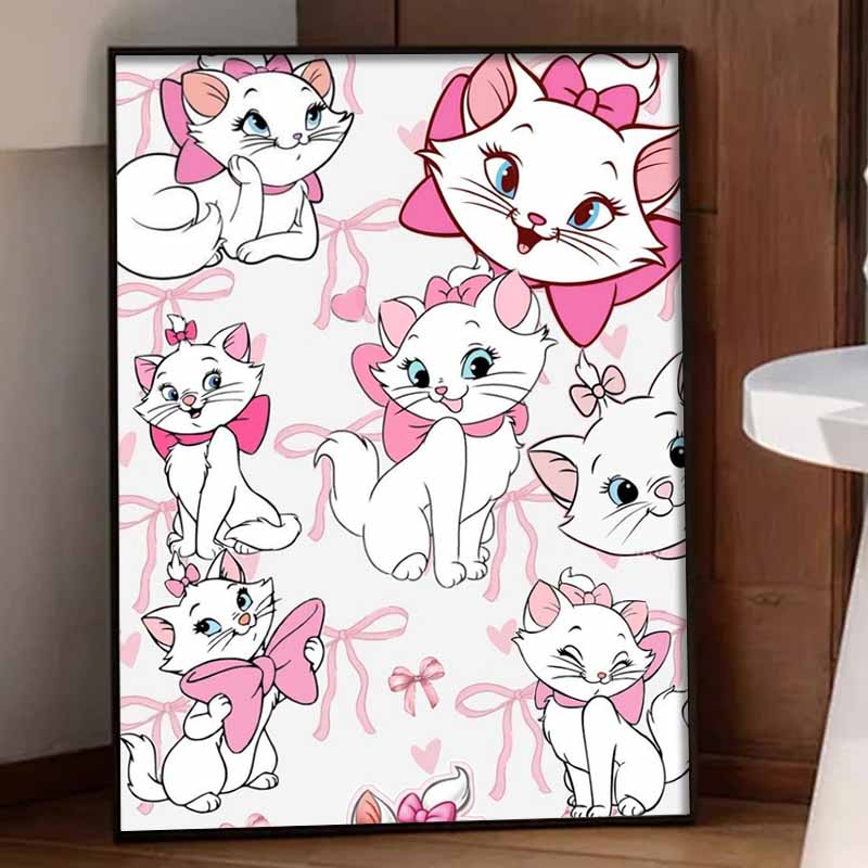 Disney Алмазная живопись 5D Сделай сам Кот Мари Алмазная живопись Искусство Набор для алмазной живописи Подарок для взрослого/новичка Идея для домашнего декора