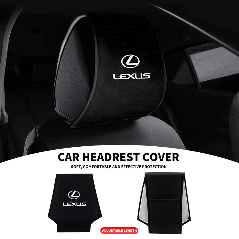 Car Headrest Cover Seat Head Pillow Neck Headrest Cover Car Stying for Lexus ES300 RX330 RX300 GS300 IS250 IS200 CT200h NX RXBW3