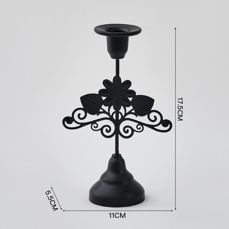 Романтические украшения стола Ретро Реквизит для ужина при свечах Подсвечники