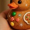 1/3Pcs Duck Ornament Handmade Texture Festive Christmas Decoration with Gift Bowknot Crutch Decor Xmas Duck Statue