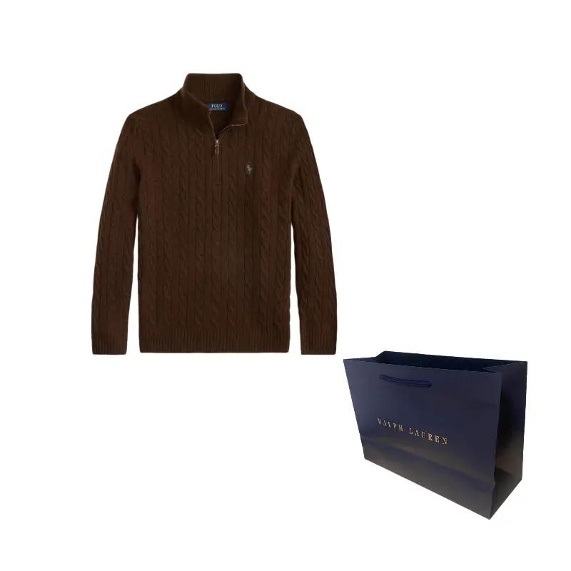 Polo Ralph Lauren Cable knit Half zip Sweater MNPOSWE16822356-200