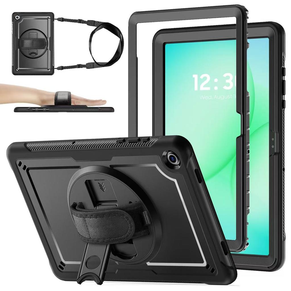 Чехол-подставка для Samsung Galaxy Tab A11+ A11 Plus 11 дюймов A9+ SM-X216B SM-X110, противоударный, безопасный, гибридный, чехол для планшета