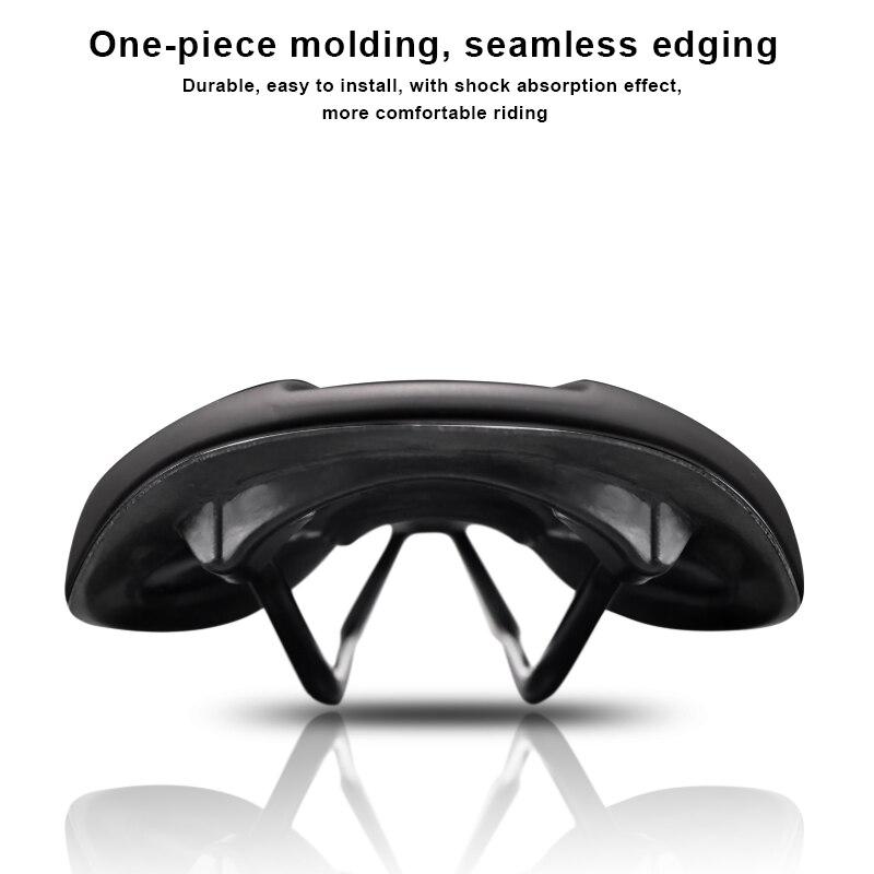 Велосипедное седло из искусственной кожи, мягкое, удобное, полое, сверхлегкое, ударопрочное, для горного велосипеда, подушка, аксессуары для велоспорта