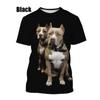 Новые модные футболки с 3D принтом Pit Bull, летние повседневные мужские и женские дышащие футболки в стиле хип-хоп с короткими рукавами, модные топы унисекс