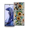 Прозрачный чехол для телефона для Xiaomi Mi 15 14 13 12 11 Ultra 14T 13T 12T 11T 10T Pro Lite 5G Мягкая ТПУ оболочка Мультяшный цветок Чехол-сумка