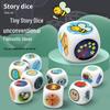 Игра в кубики для рассказывания историй: Креативная и развивающая интерактивная настольная игра для веселья родителей и детей
