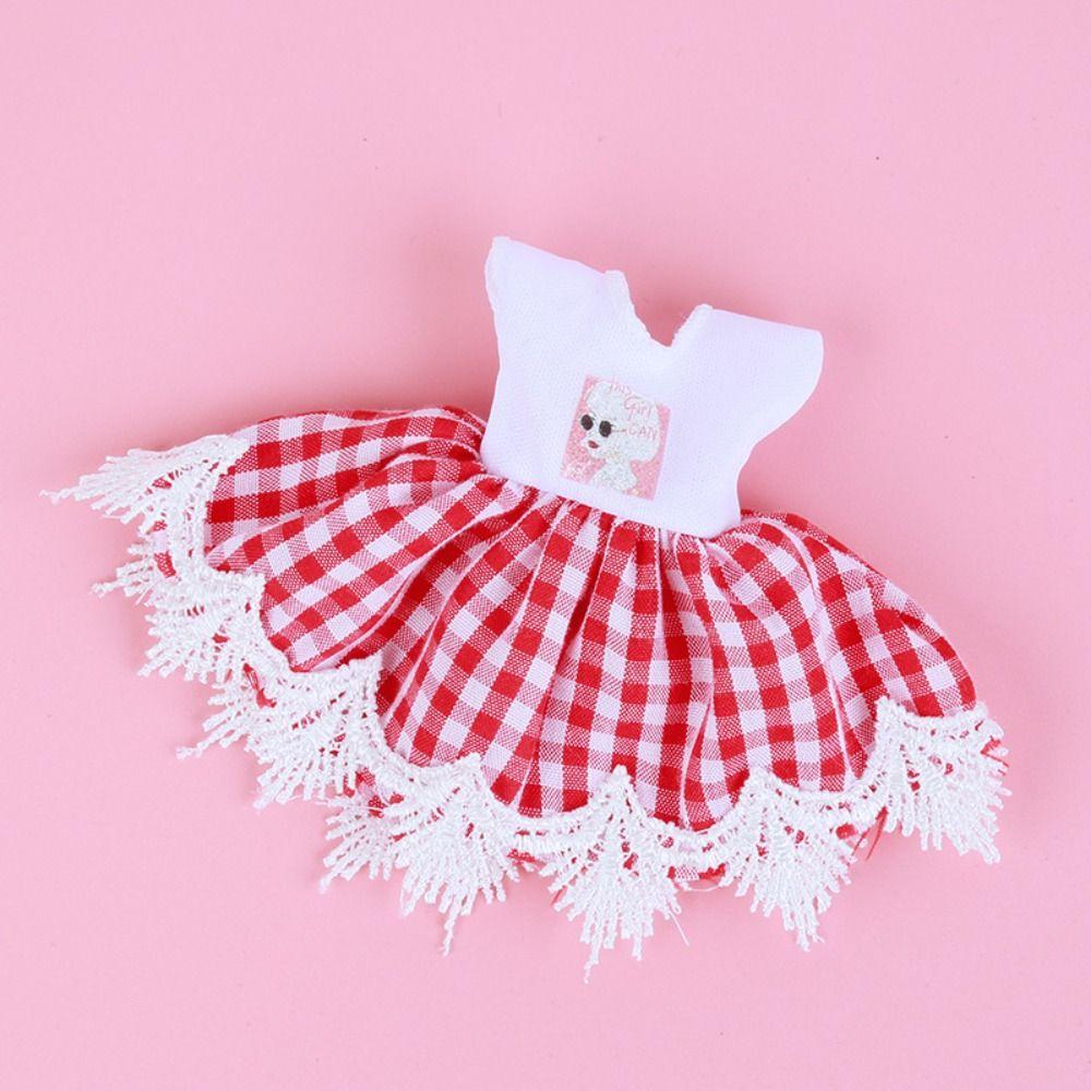 Children DIY Girls Doll Clothes 7 Styles Skirt Suit High-end Dress Up 16cm Doll/1/8 BJD Doll