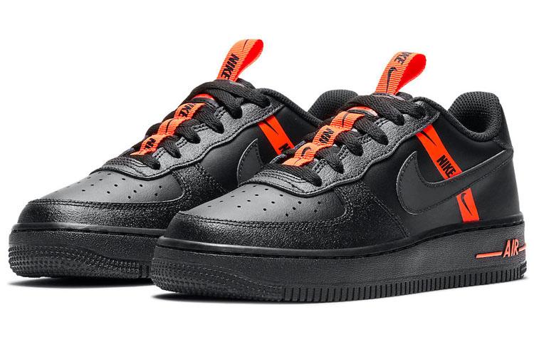 Nike Air Force 1 Low LV8 KSA Worldwide Pack Черный Total Orange GS CT4683-001