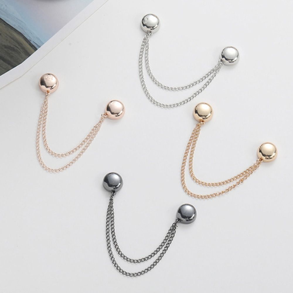 Exquisite Chain Brooch Buckle Alloy Change Shorts Legs Buckle For Hijab Scarf