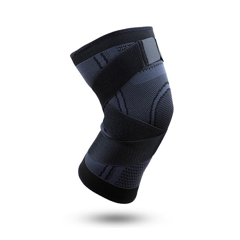 Maishida Спортивный наколенник с двойными ремнями, 3D-вязаный