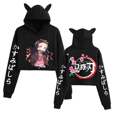 Толстовки Kimetsu No Yaiba Demon Slayer с принтом в стиле аниме Kamado Nezuko Harajuku Hoodie Unisex Y2k Clothing Sudadera