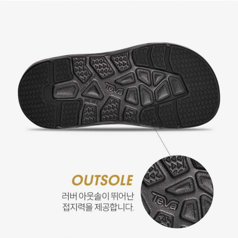 Teva Женские Нескользящие Поддерживающие Стельки для Свода Стопы Slide Stvf2516790 Черные