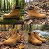 Timberland Удобные простые ретро-ботинки для поездок на работу, короткие, мужские ботинки Martin, пшеничные A27TPW