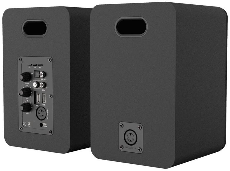 Blaupunkt BS50BK Active Bookshelf Speaker, Black