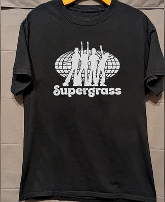 Футболка группы Supergrass Английский Рок Футболка Полный Размер S-5XL FF331 Унисекс Футболка