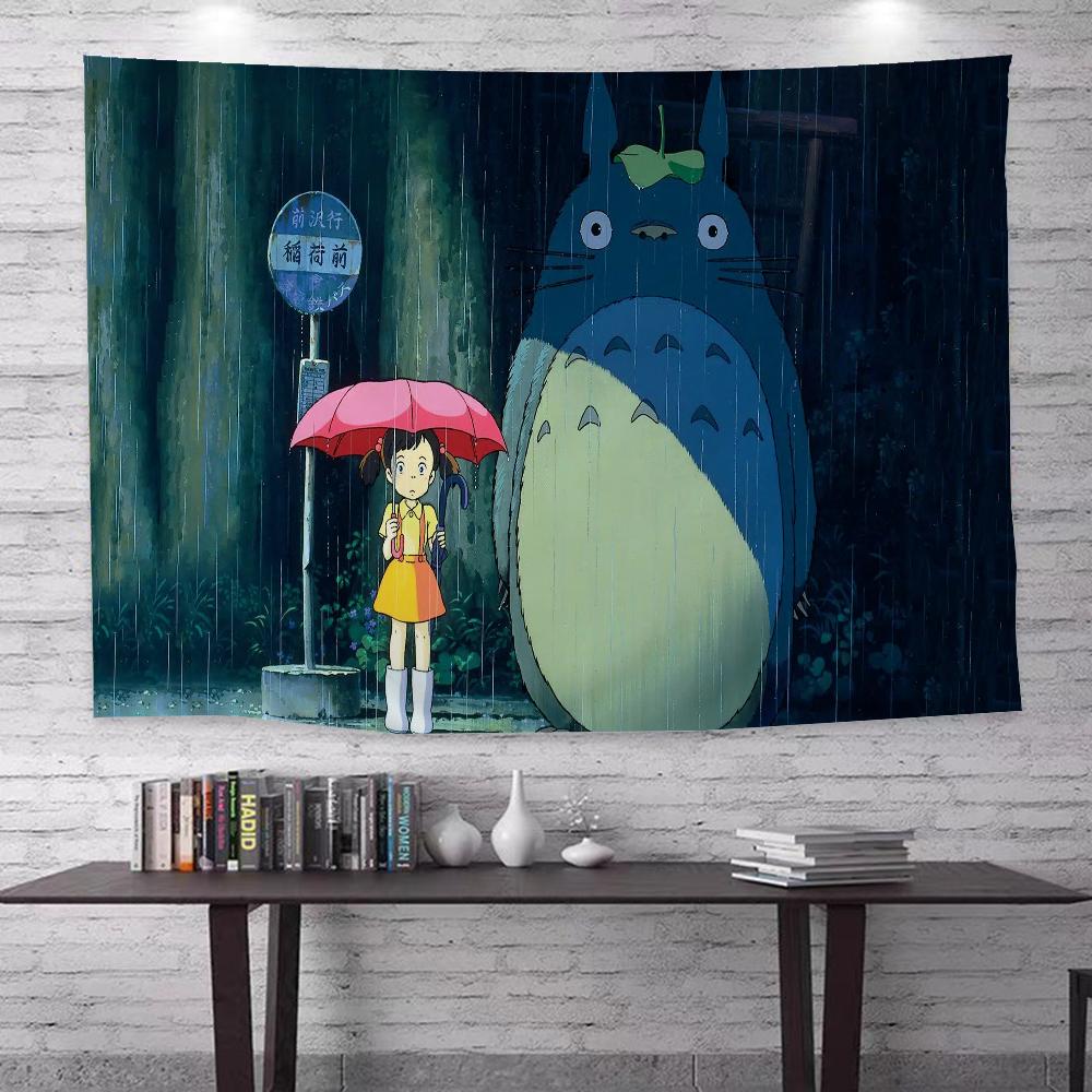 Мультяшный Мой сосед Тоторо DIY Настенный Гобелен Для Гостиной Дома Комнаты в Общежитии Декор Настенное Искусство Декор