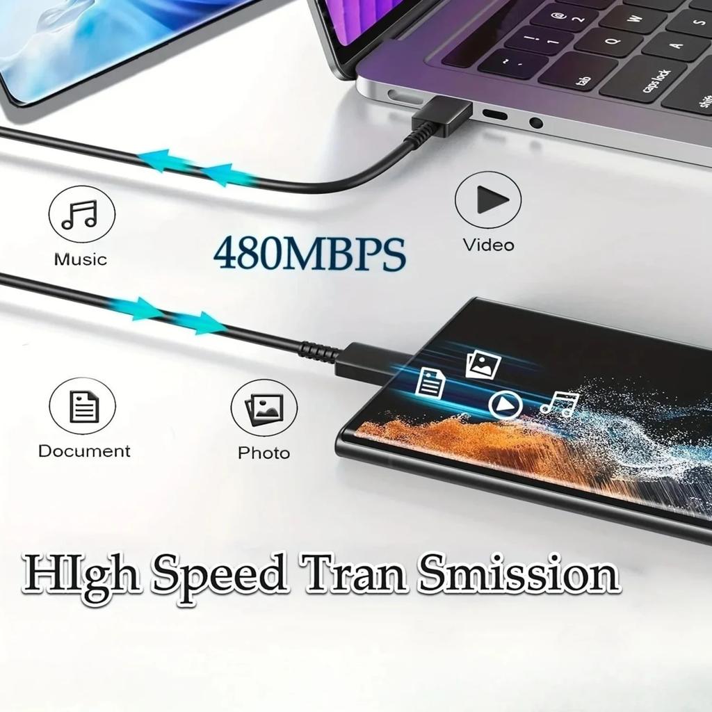 PD 45W 5A сверхбыстрое зарядное устройство для Samsung S21 S22 S23 S24 Plus Note20 Ultra A34 A53 A54 A55 A71 A73 USB-C кабель для быстрой зарядки 2 м