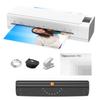 Desktop Laminator Machine Set A3 Size Multifunctional Hot and Cold Lamination 2 Roller System 12.5 Inches Max Width