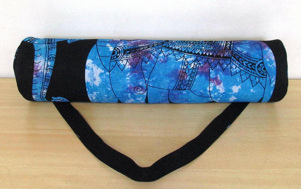Cotton Yoga Mat Bag, Handmade Sport Gym Bag, Carrier Bag, Pilates Bag, Fitness Bag, Excercise Bag