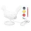 Куриное яйцо лампа DIY роспись курица несущая яйцо лампа USB теплый свет светодиодная курица настольная лампа смола
