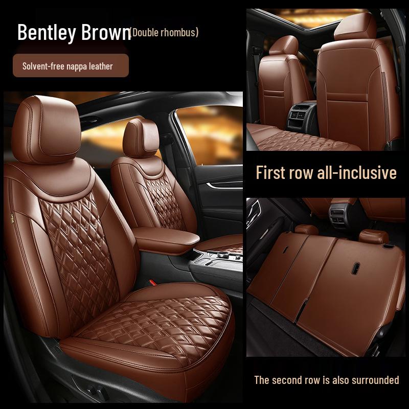 2024 T-Roc Чехол на сиденье из кожи наппа - Полный охват, Всесезонная подушка