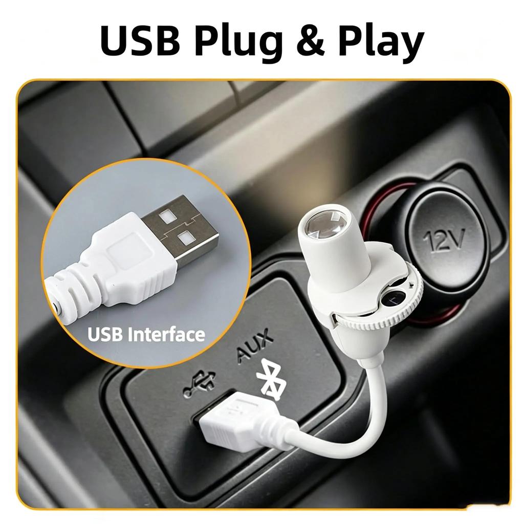 Звездный проектор Ночник USB-подключение 360° Вращающийся Проектор Ночник 5/10/15 узоров Луна Звезда Атмосферный Ночной светильник для Спальни Автомобиля Декор
