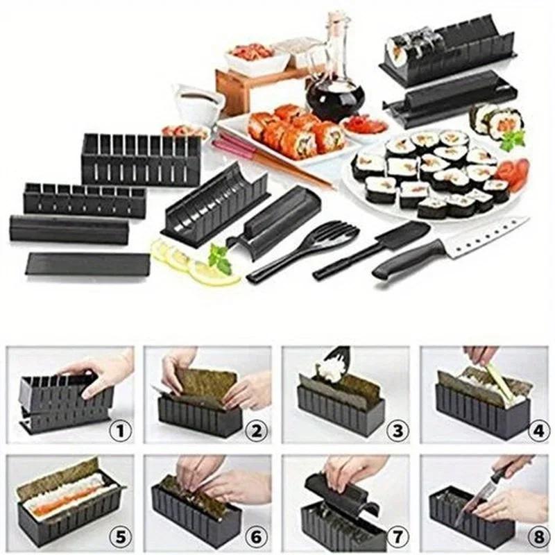 Sushi Mould DIY Sushi Ware Kitchen Gadget Rice and Vegetable Roll Seaweed Sushi Roll Tool