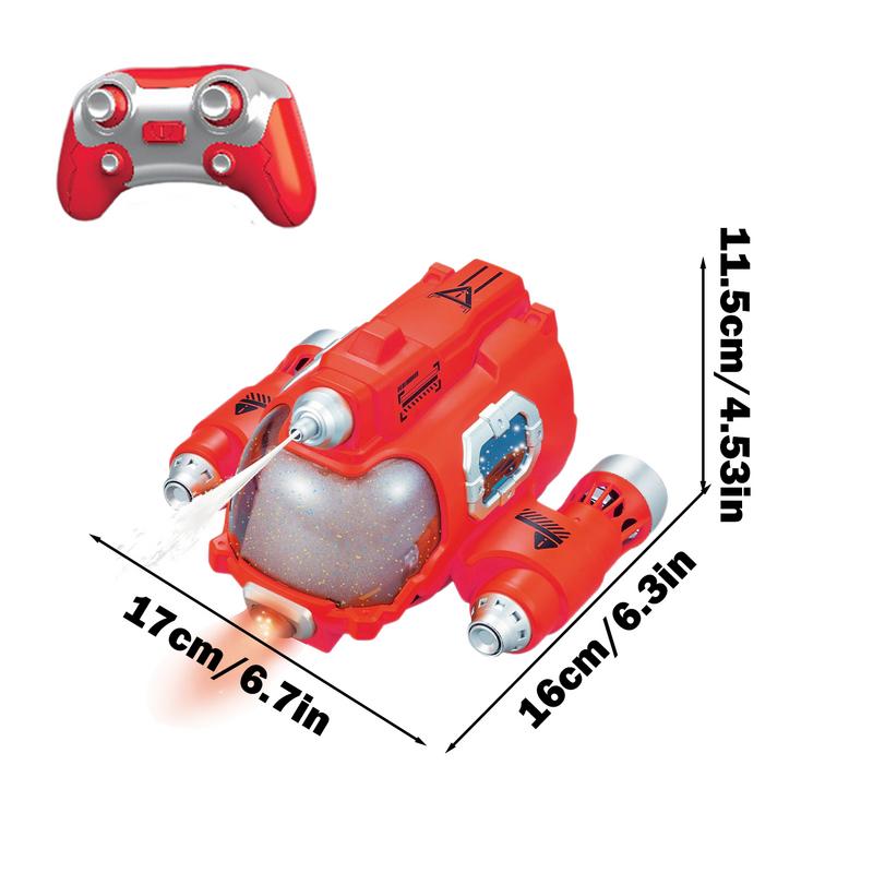 Non-Toxic Rc Submarine Boat With Water Gun Remote Control Boats For Pool Bathtub Water Toys Rc Ship 360 Rotation Ship Spray Water Kids