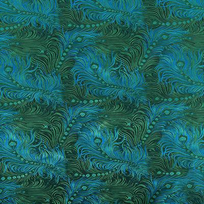 Парчовая шелковая ткань с узором павлиньего хвоста 100*75см для шитья своими руками, костюма Ханфу, античного ципао, костюма тан, одежды.