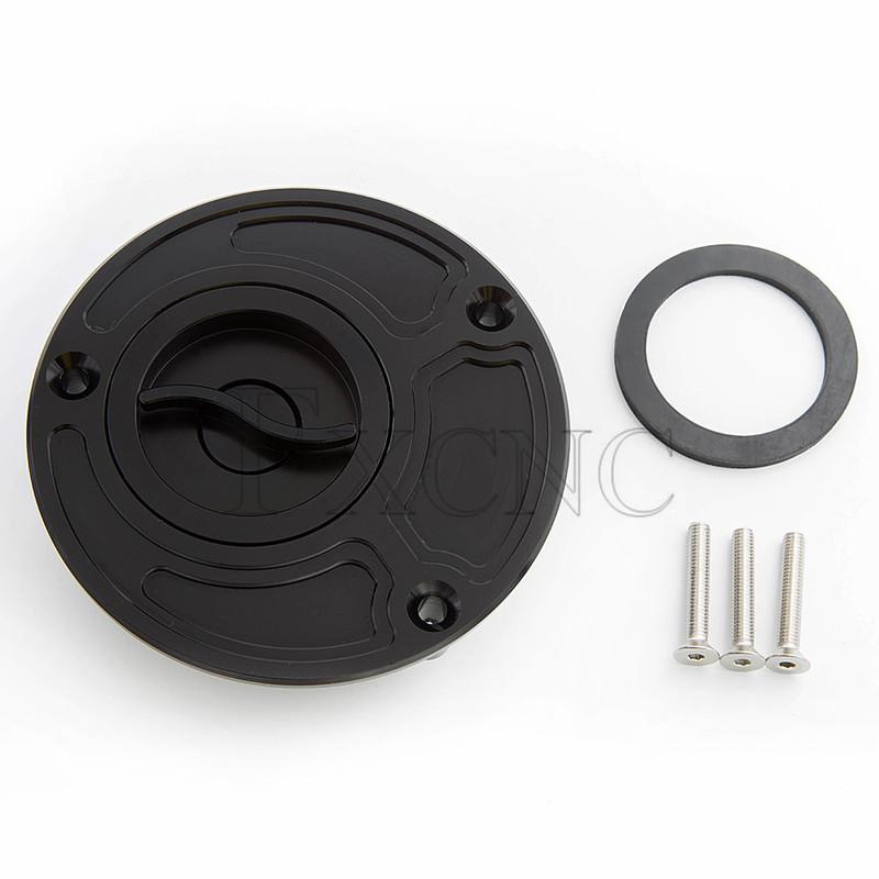 CNC Fuel Gas Cap Keyless For Honda CBR600 F4i CBR954RR CBR900RR CBR600RR CBR1000RR CBR1100XX Hornet CB600F CB500 CBF1000 RVF400