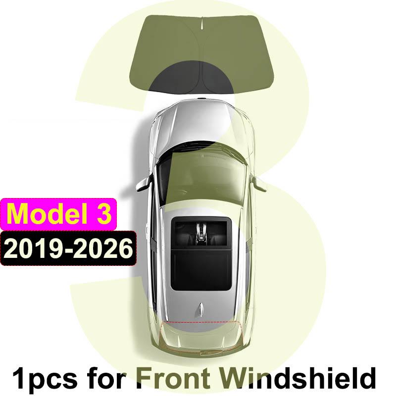 for Tesla Model 3 Highland 2024 2025 Side Window Sunshade Cover Front Rear Windshield Shading Sunshield Sun Blind Baby Protector