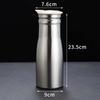 Stainless Steel Water Jug 1.0L Large Capacity Teapot Mix Drinks Juice Jar Water Pitcher for Tea Milk Lemonade Coffee Restaurant