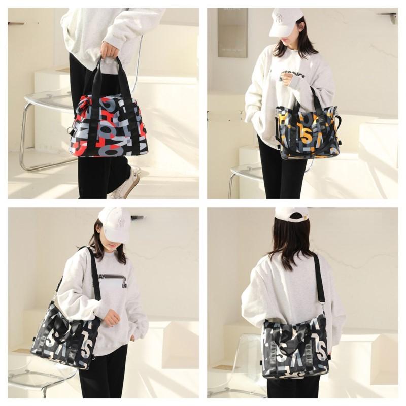 Women's Top-handle Bag Messenger Bags Waterproof Nylon Shoulder Totes High Quality Large Handbag Female Travel Crossbody Bags