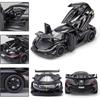 1/32 игрушечные машинки Koenigsegg Jesko, литой под давлением металл, Коллекционная модель автомобиля Koenigsegg, игрушечный автомобиль Koenigsegg с откатным механизмом со светом и музыкой, игрушечные машинки