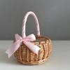 Woven Flower Basket Rattan Storage Multi-functional Hand-Held Wicker Baskets Pot Picnic for Wedding Decor