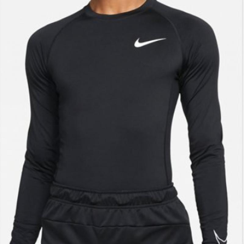 Nike Мужская футболка S Np Dri Fit Top Tight с длинным рукавом Dd1990 010