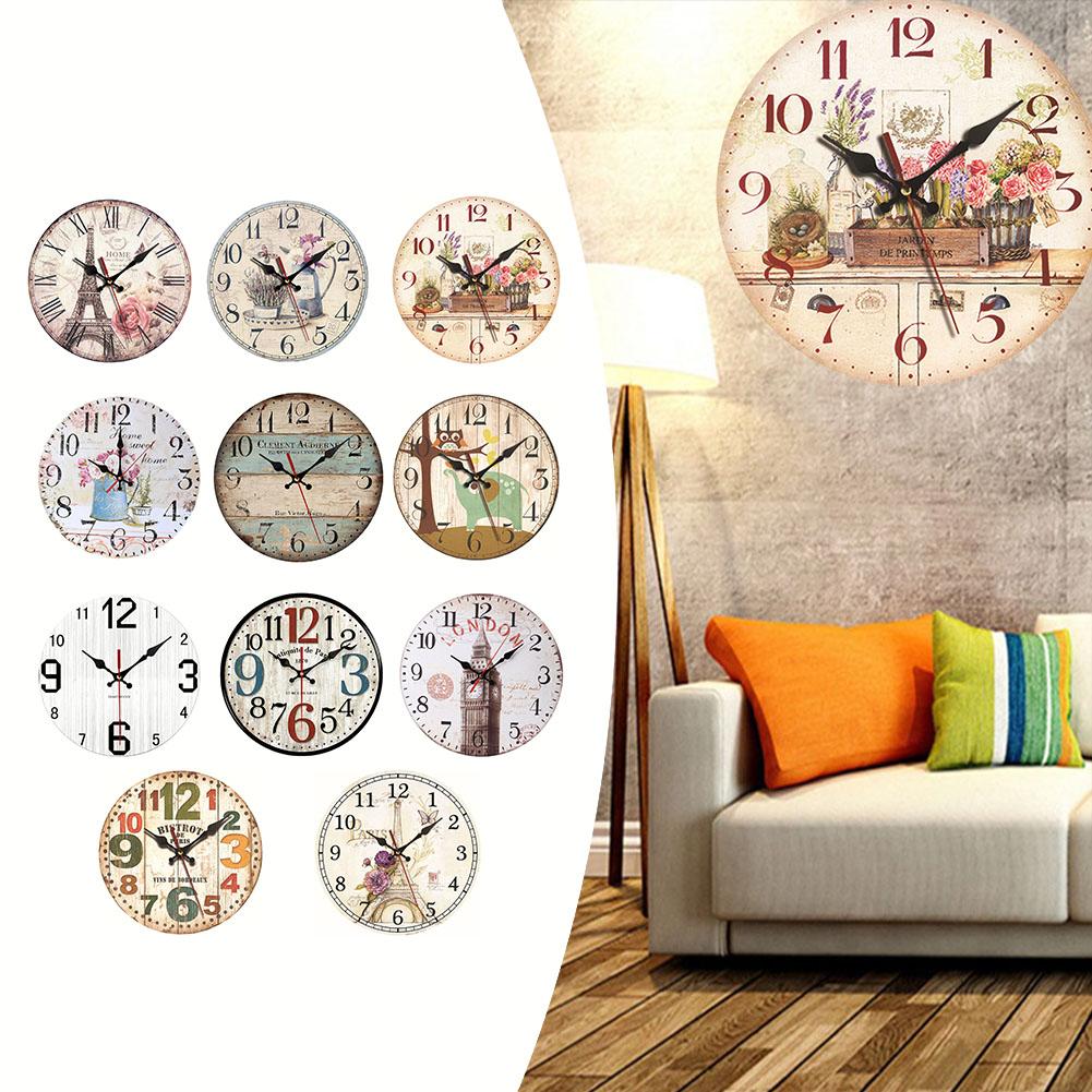 Wall Mounted Creat Wooden Clock Wood Carfts Design