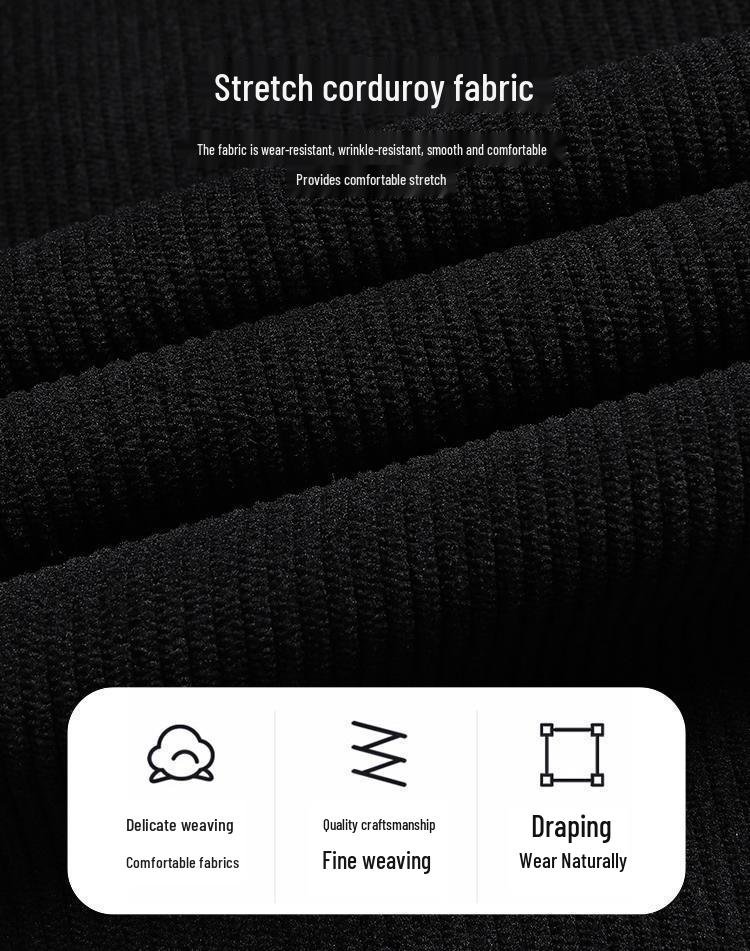 Мужские большие вельветовые теплые зимние повседневные брюки прямого кроя с вельветовой подкладкой