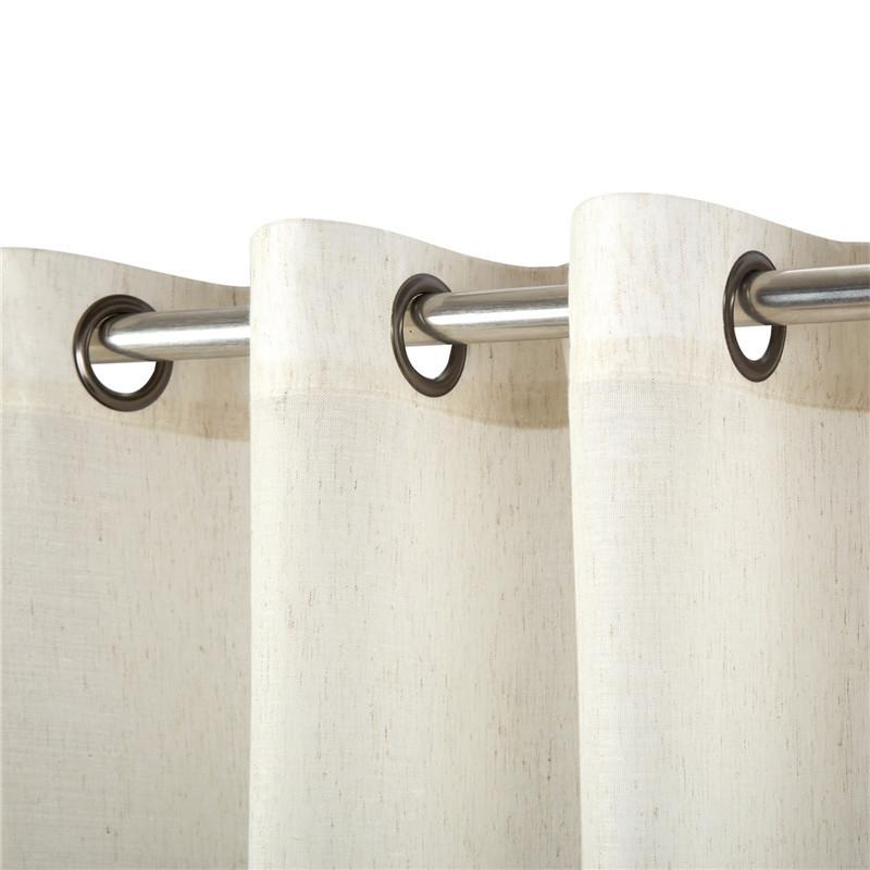 Natural Linen Curtains, Living Room, Bedroom, Opaque To Light, Finished Gauze Curtains Can Be