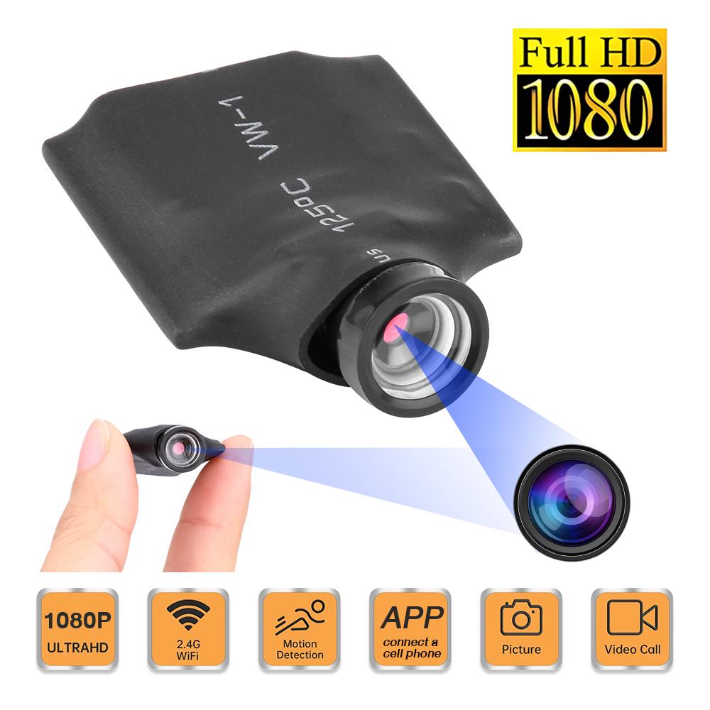 120° Широкоугольная Wi-Fi IP-камера для DIY, HD 1080P, Самый маленький видеорегистратор, Детектор движения, Домашний радионяня, Камера видеонаблюдения