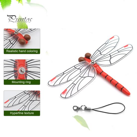 12 см поддельное украшение в виде стрекозы, устойчивое к атмосферным воздействиям садовое репеллент от мух, имитация мультяшной модели стрекозы, игрушка в помещении и на открытом воздухе, 3D орнамент в виде стрекозы