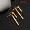 Свадебные подарки Серьги-гвоздики однотонные Корейский стиль Серьги для женщин Аксессуары для украшений Т-образные