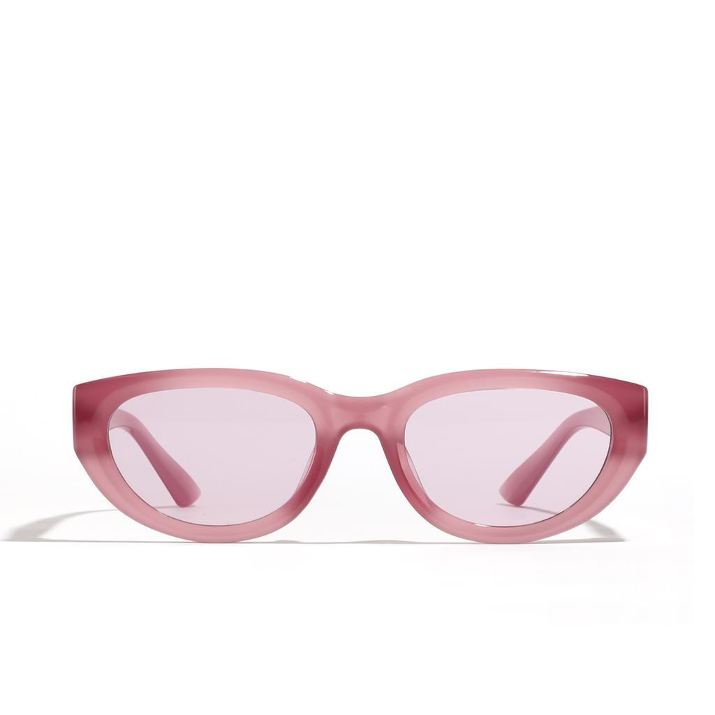 Очки 95230 Квадратные Кошачий глаз Клепки Солнцезащитные очки Женские Xiaohongshu Защита от солнца Ультрафиолет Солнце