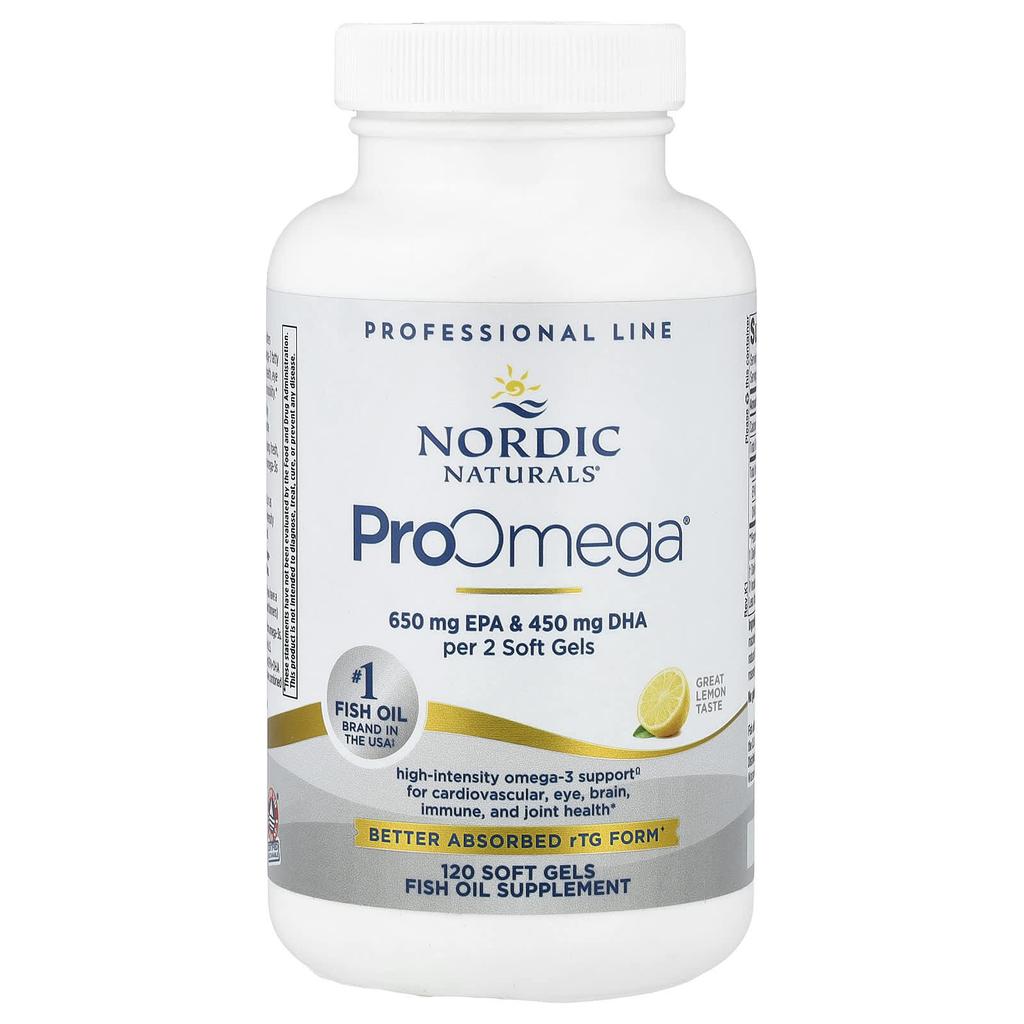 Proomega®, Lemon, 120 Softgels (640Mg Per Softgel)